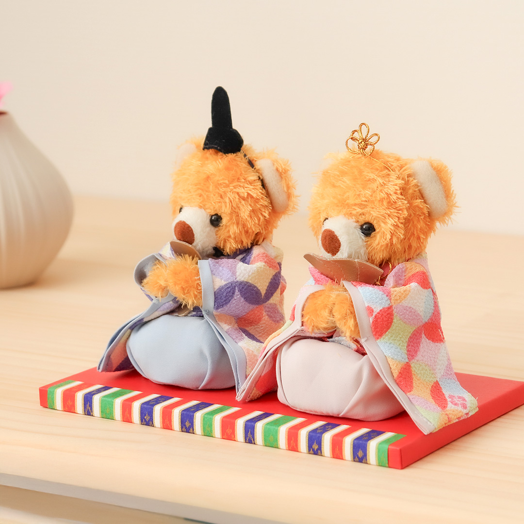 雛人形・ひな祭りの贈り物に｜テディベア雛人形・桃の節句ギフト