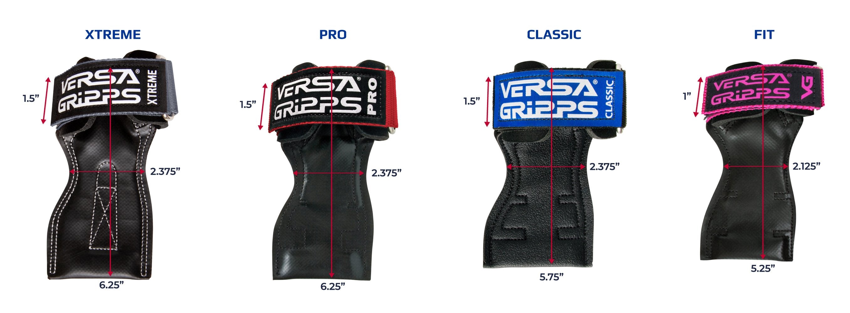 Versa Gripps Xtreme - Weight Lifting Wrist Straps – Pullum Sports