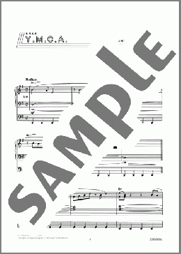 エレクトーン楽譜】Y.M.C.A. / 西城 秀樹(ソロ 9級)