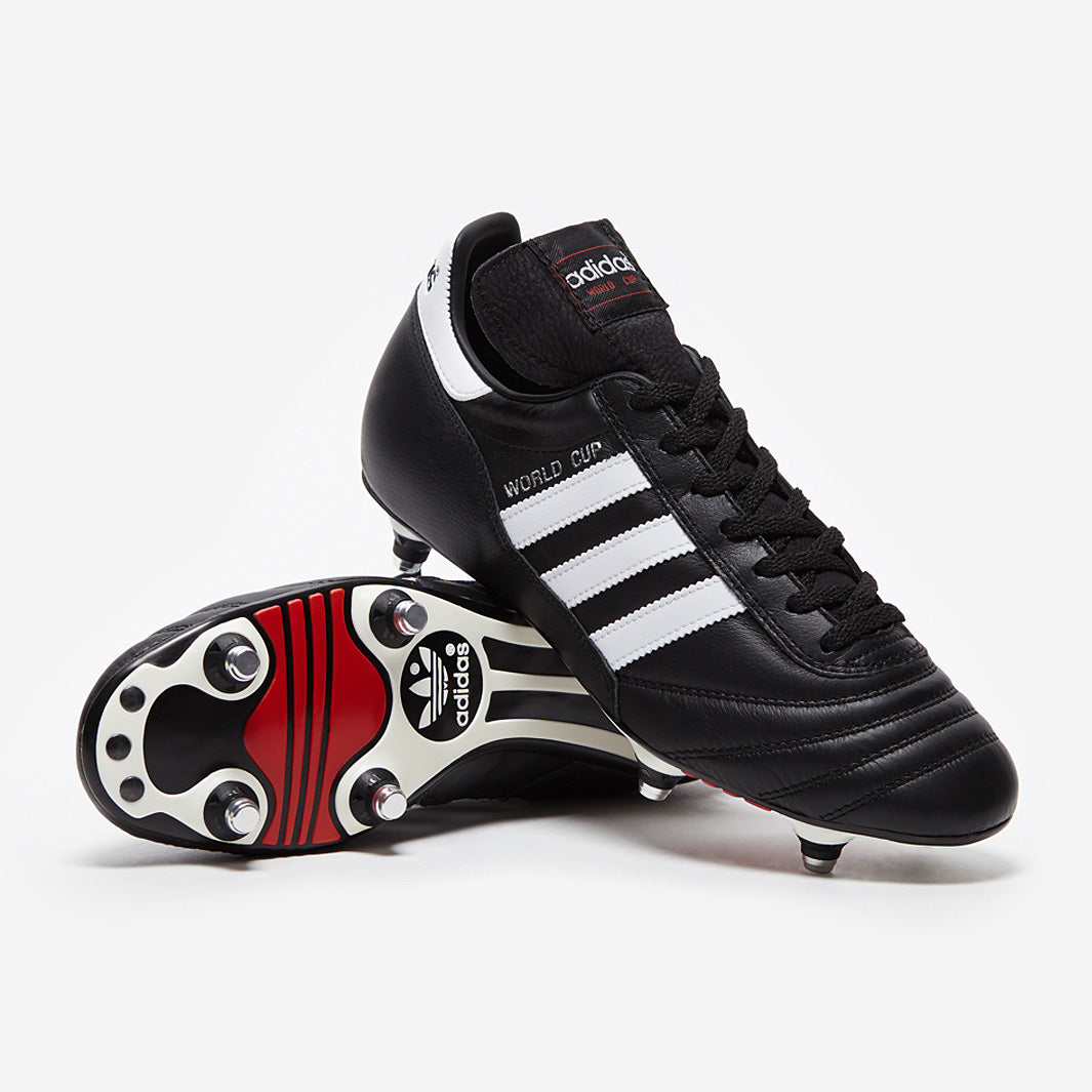 adidas World Cup SG - Mens Boots - Soft Ground - Black/White