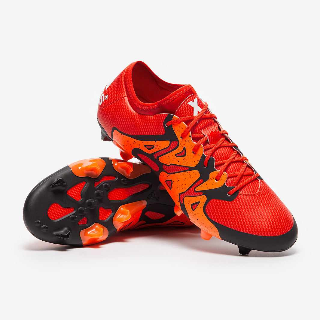 adidas X 15.1 FG/AG - Mens Boots - Firm Ground - Bold Orange/White