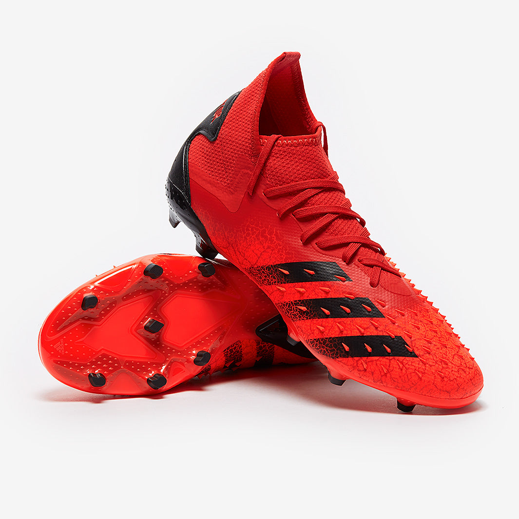 adidas Predator Freak .2 FG - Red/Core Black/Solar Red - Mens