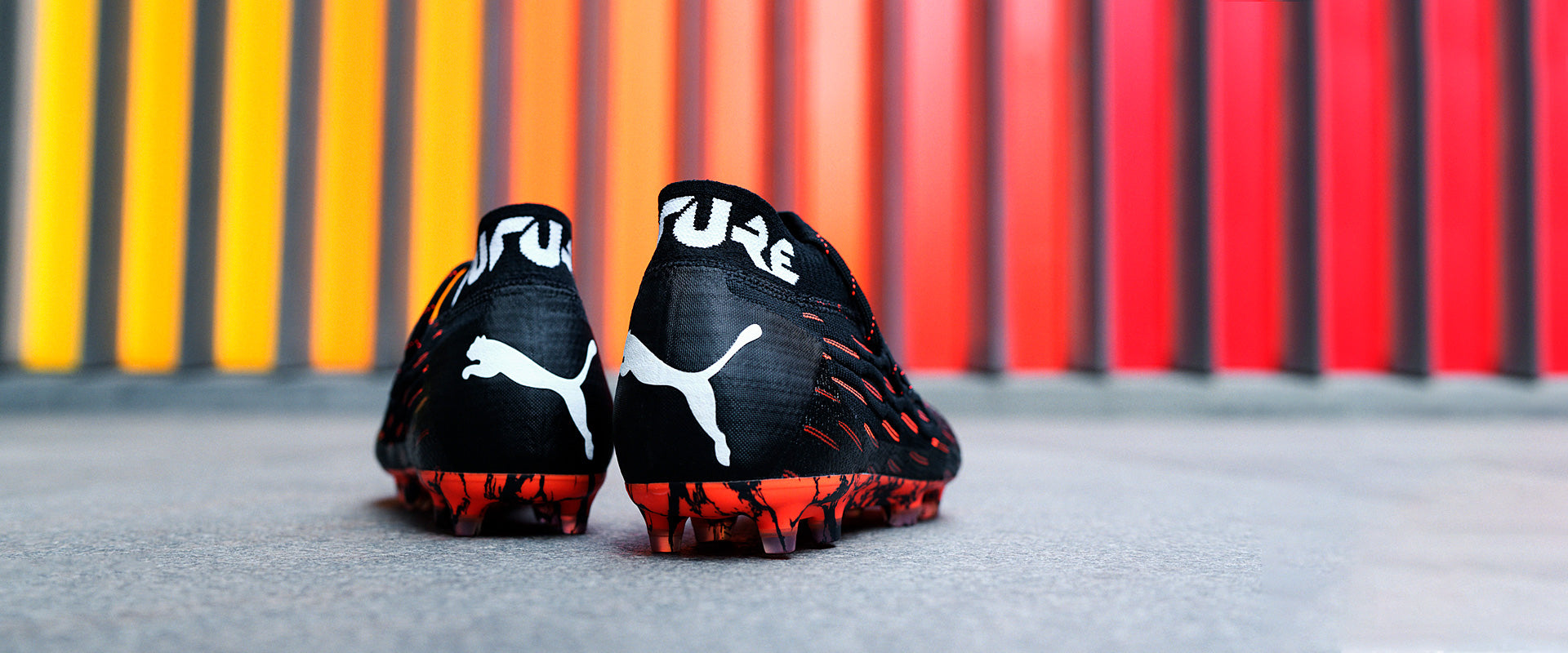 Puma Future 6.1 Netfit FG/AG - Black/White/Shocking Orange - Firm