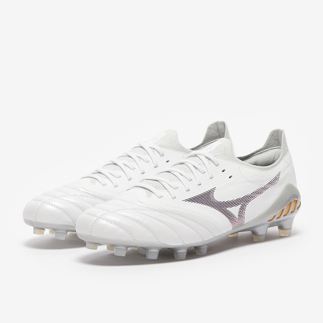 Mizuno Morelia III BETA Elite FG - White/Grey - Mens Boots