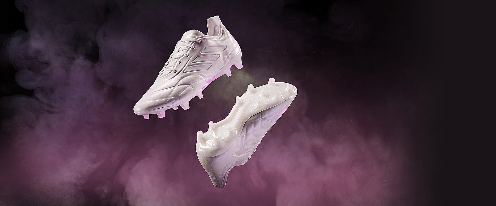 adidas Copa Pure.1 FG - White/White/Zero Met. - Mens Boots