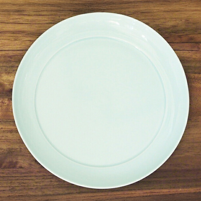 送料無料】瑞々 まる皿8寸 青白 | 食器と料理道具の専門店「プロキッチン」