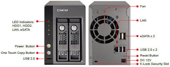 TS-219P | Hardware Specs | QNAP