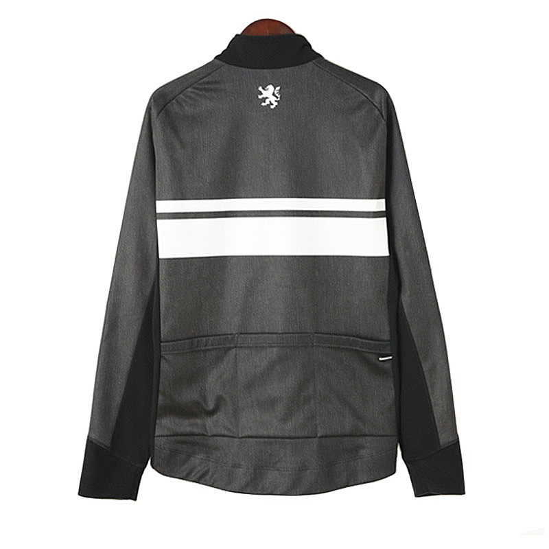 KAPELMUUR（カペルミュール）サーモジャケット ボーダー ブラック