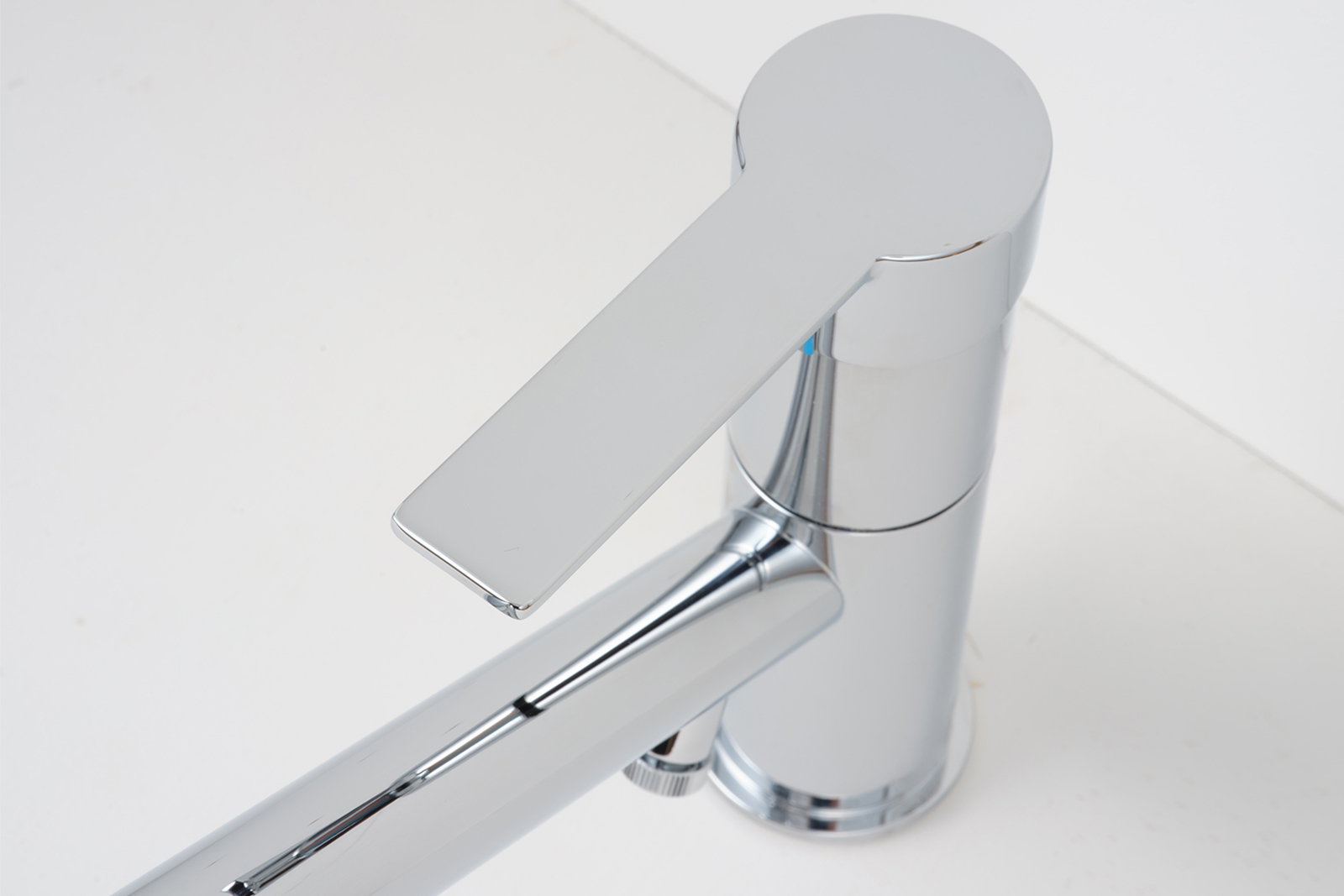 クロームメッキ水栓 ストレート混合栓（寒冷地対応） | KB-PT002-01C