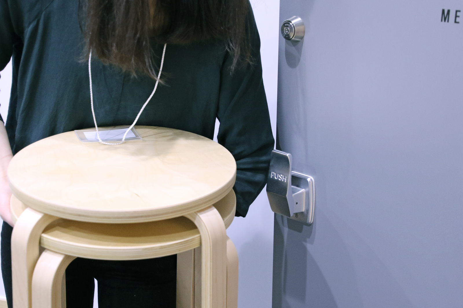 ワンタッチドアハンドル ワイド | PS-HD014-01-G141 | ドアノブ