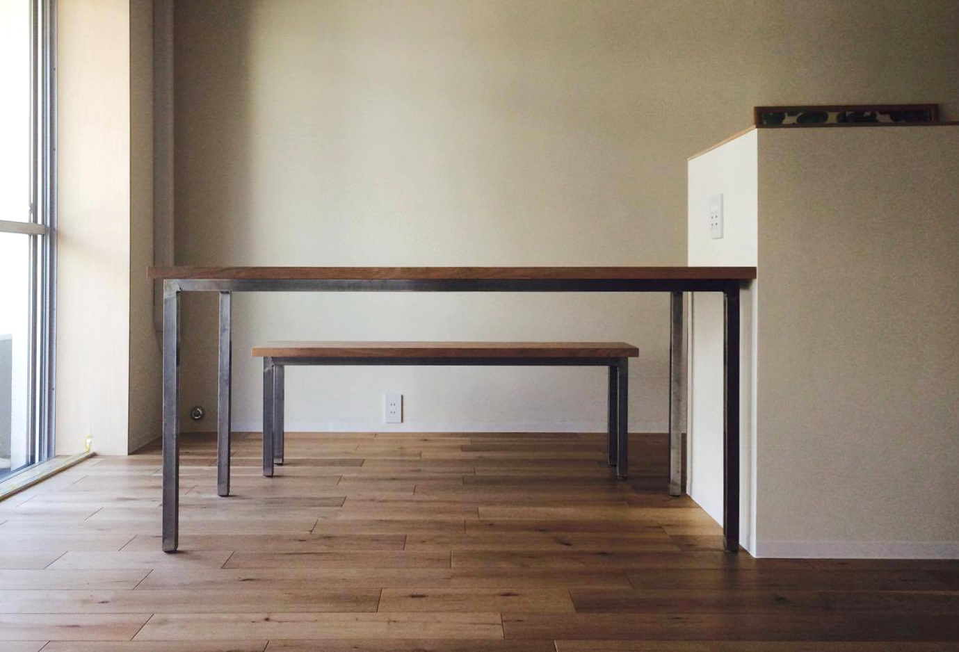 角パイプフレーム脚 H150～500 | PS-TB001-01-G089 | テーブル脚