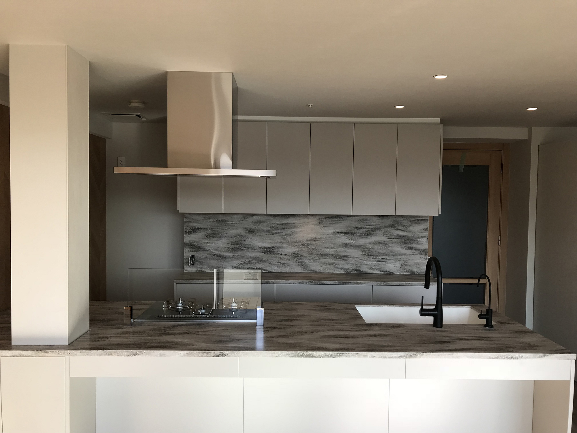 浄水器付き専用単水栓 グースネック ブラック | KB-PT002-12W-G245