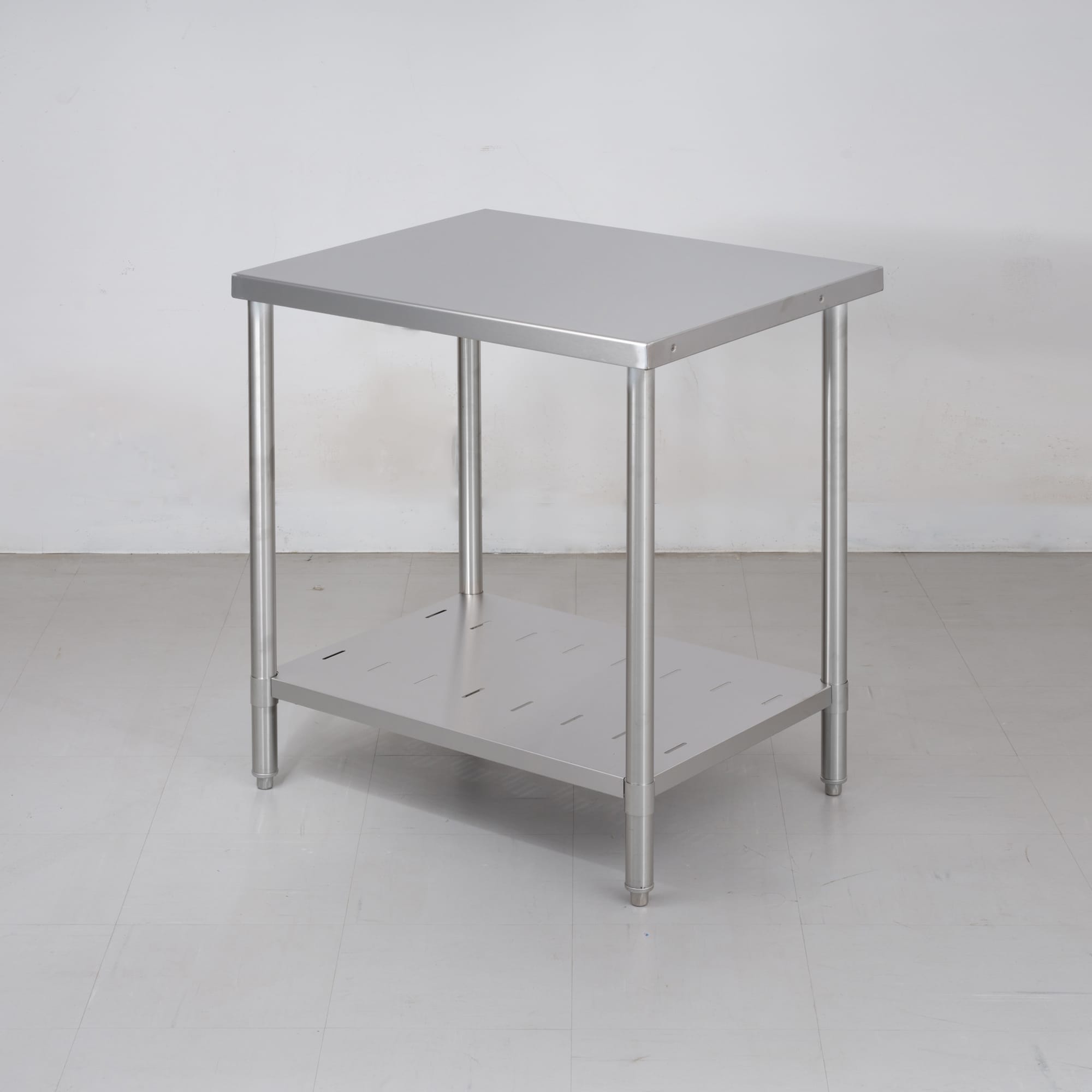 業務用キッチン 調理台 スノコ板 サイズオーダー バックガードあり