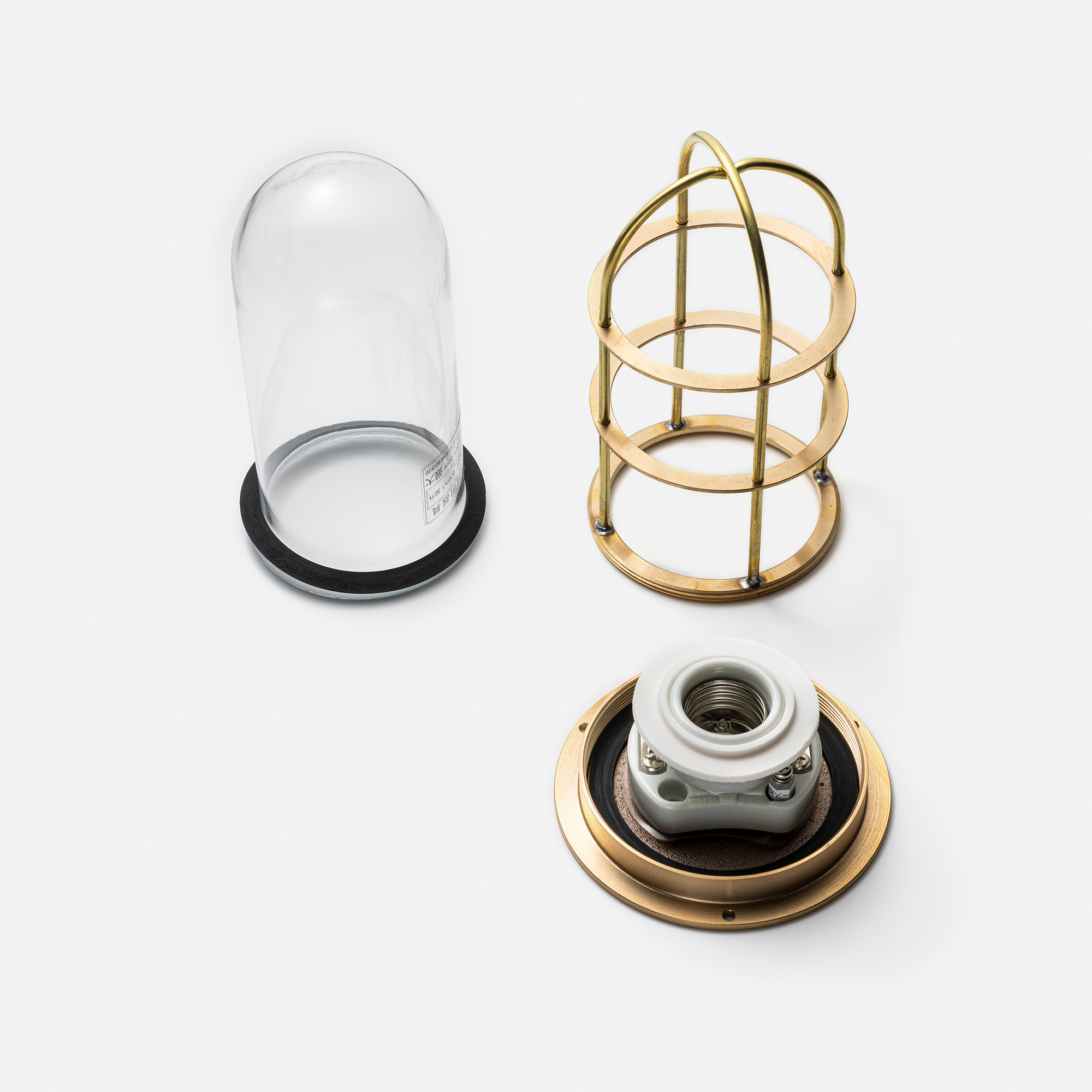 マリンデッキライト ゴールド（大） | LT-BR002-01-G141 | 直付