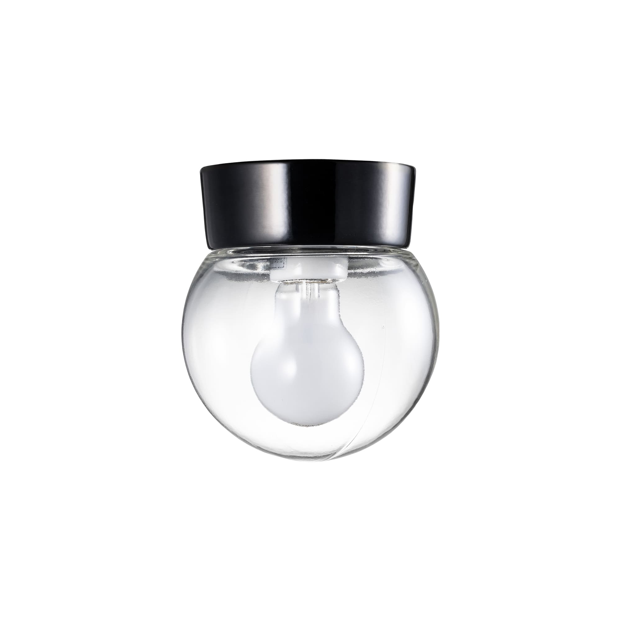 ボールライト クリア×ブラック（小） | LT-BR012-09-G141 | 直付