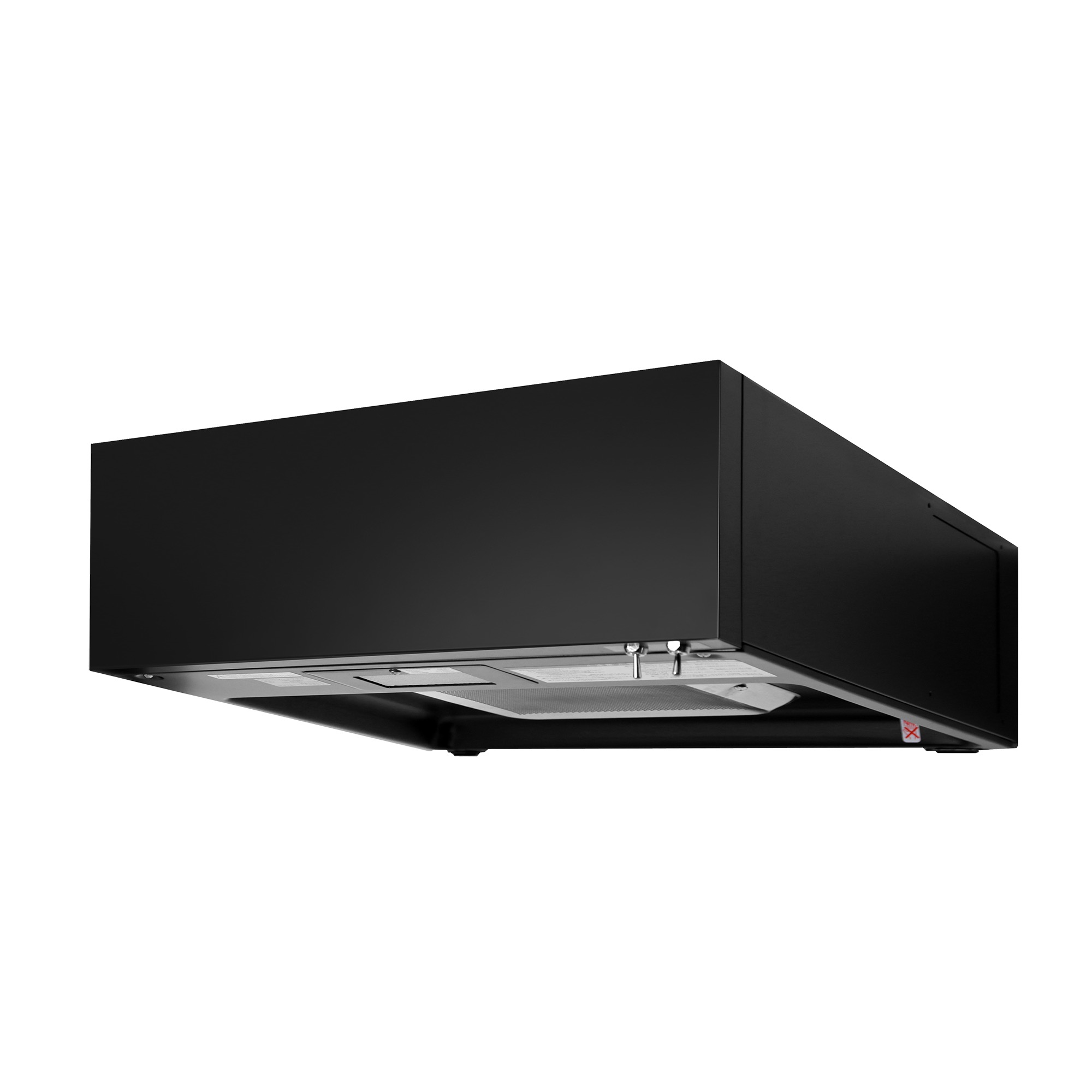 フラットレンジフード 壁付け型 W600 ブラック | KB-KC017-02-G141