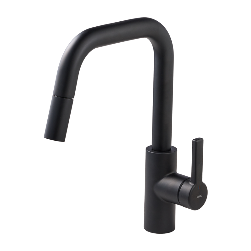 キッチン・洗面水栓 ベントネック混合栓 ブラック | KB-PT002-21-G141