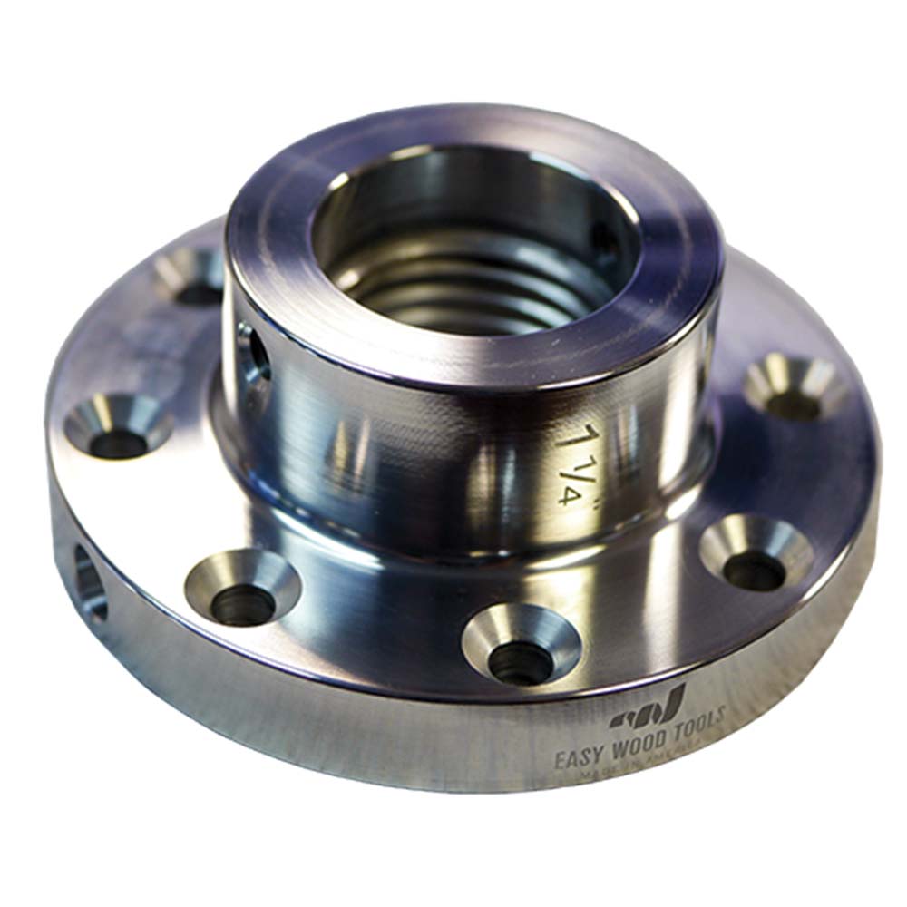 Easy Wood Tools F635 1-1/4'' x 8 TPI x 3-1/2'' Diameter Faceplate