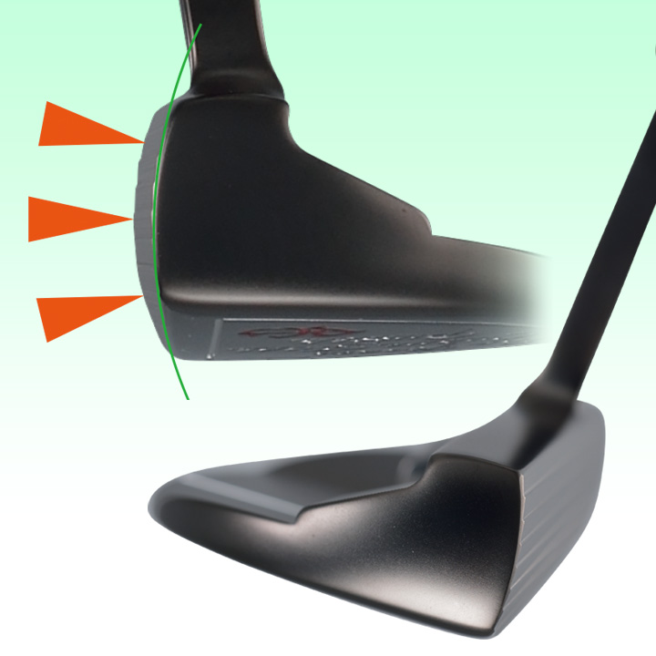 The Roots Curve Face Putter | 製品紹介 | ルーツゴルフ