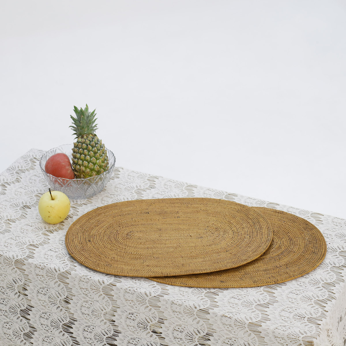 楕円ランチョンマットLサイズ 1枚 (MAT174) Rosily(ロージリー) バリ