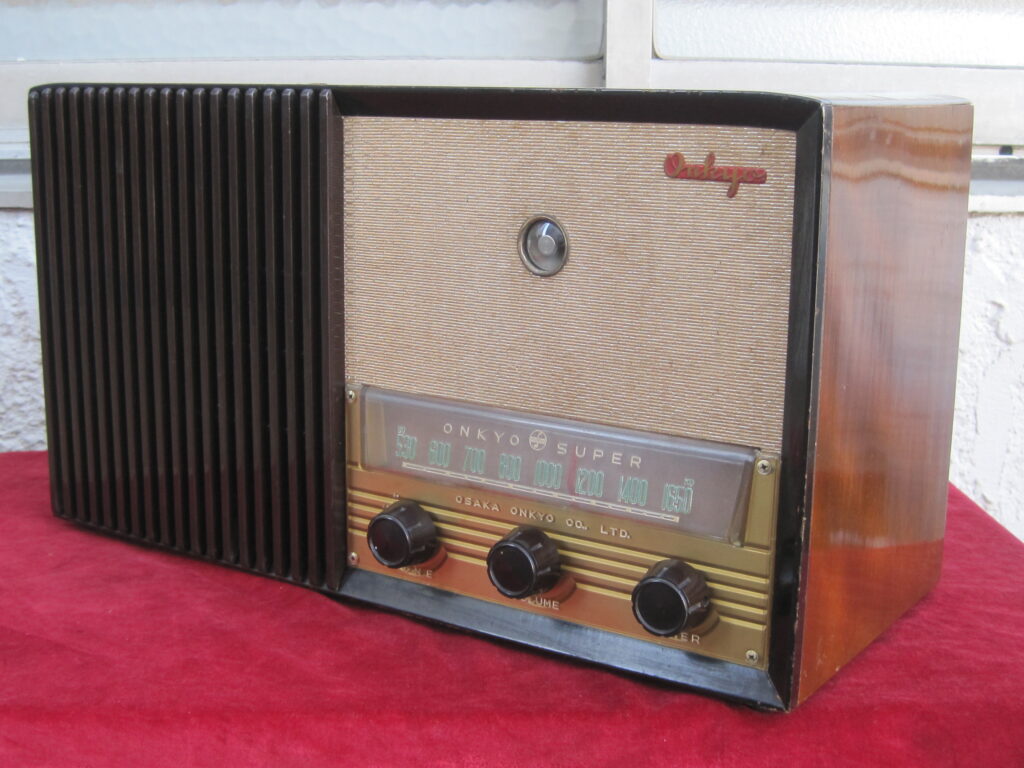 商品NO、R-338 ONKYO（大阪音響）ST管5球スーパーラジオSOLDOUT | 骨董