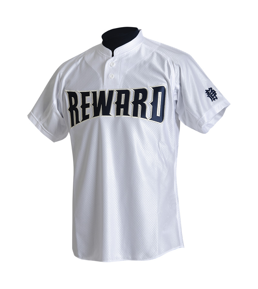 【ヴィンテージ】Mロゴ入り野球ユニフォーム　セットアップ　REWARD野球物語 レワード REWARD 野球・ソフトボール プレミアム昇華ユニフォーム