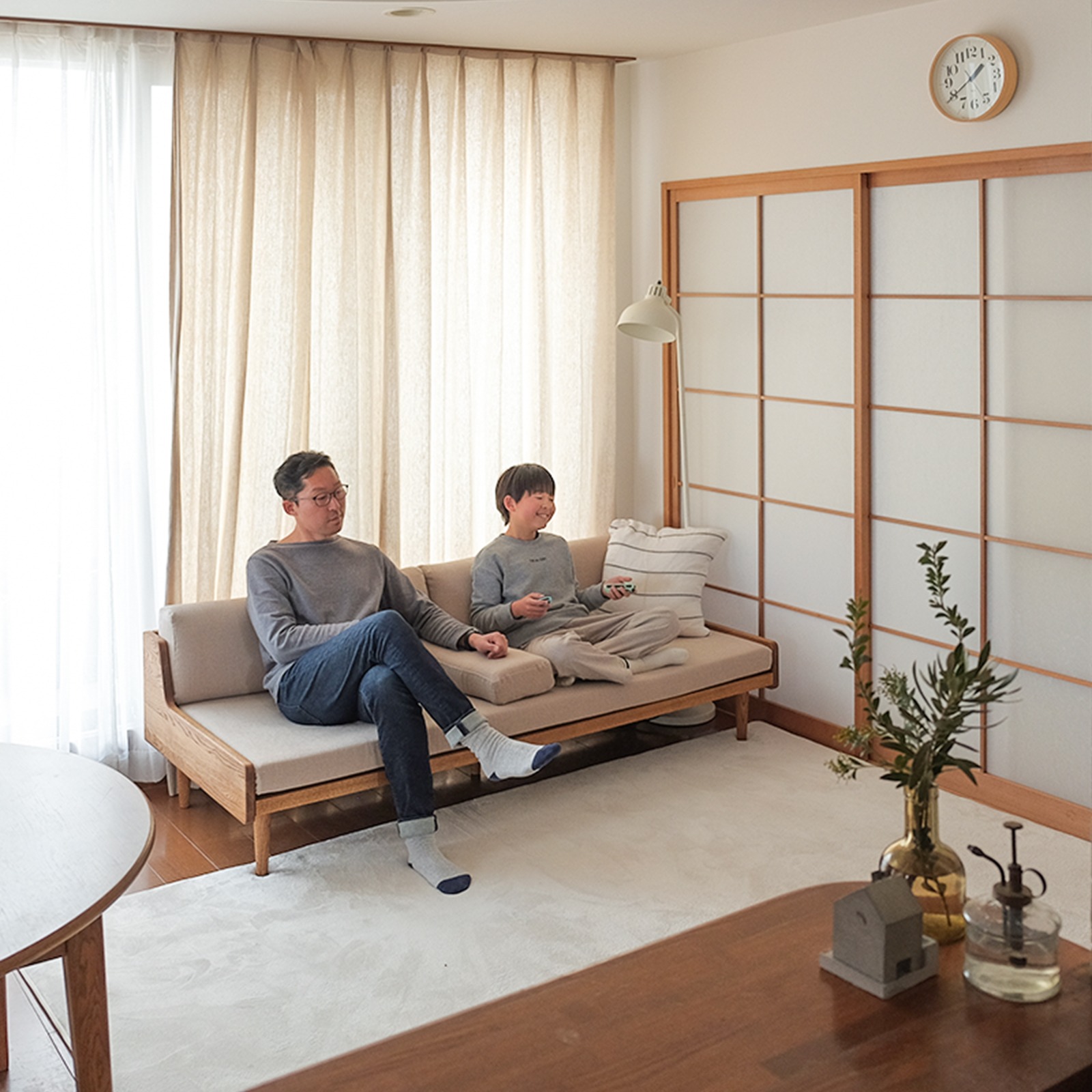 わたしの愛用品- 家族3人暮らし・狭いリビングでも置ける 3人掛け