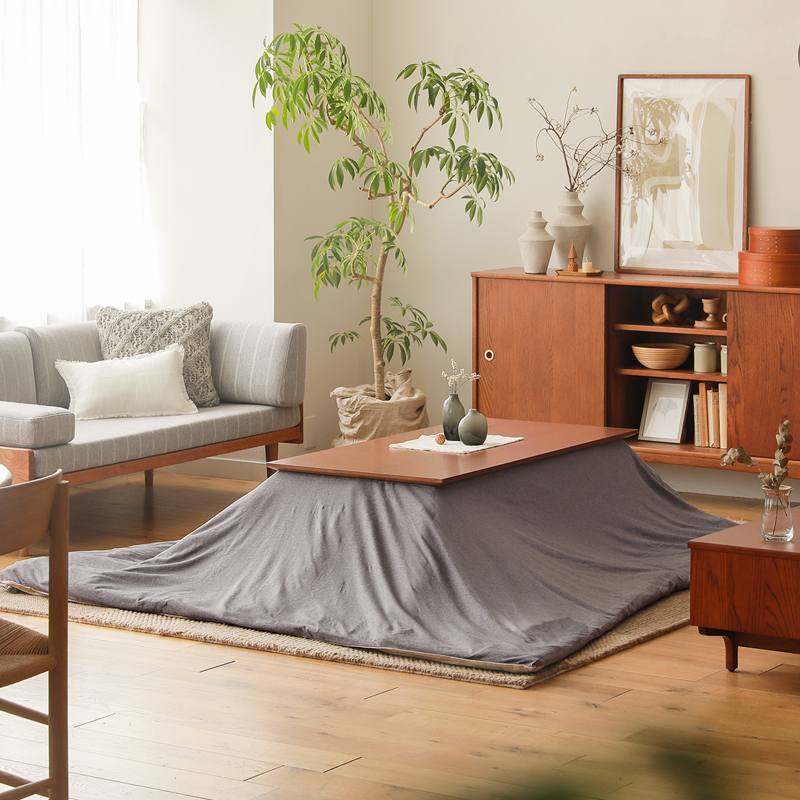 こたつ布団掛けカバー Herringbone knit 四角形タイプ ｜家具