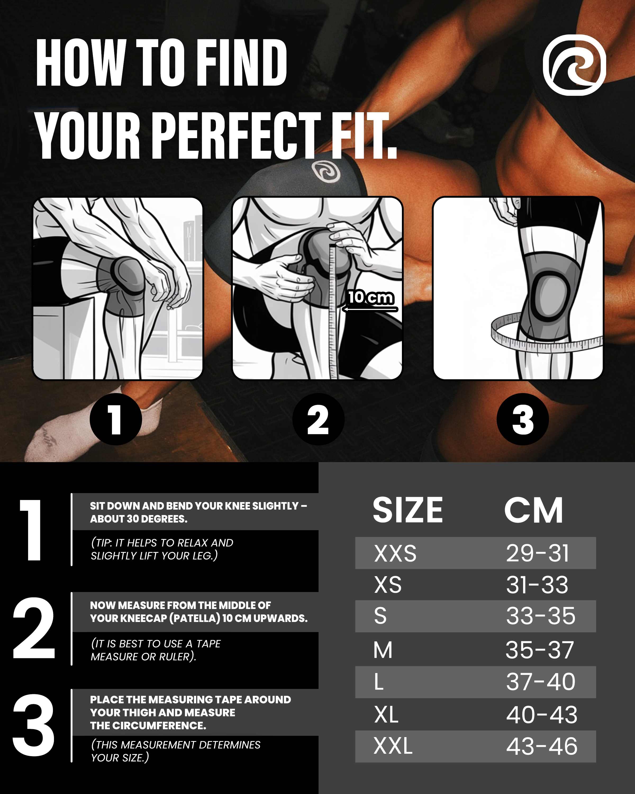 Rehband RX Knee Sleeve 7 mm – Heavy-Duty Neoprene Knee Support