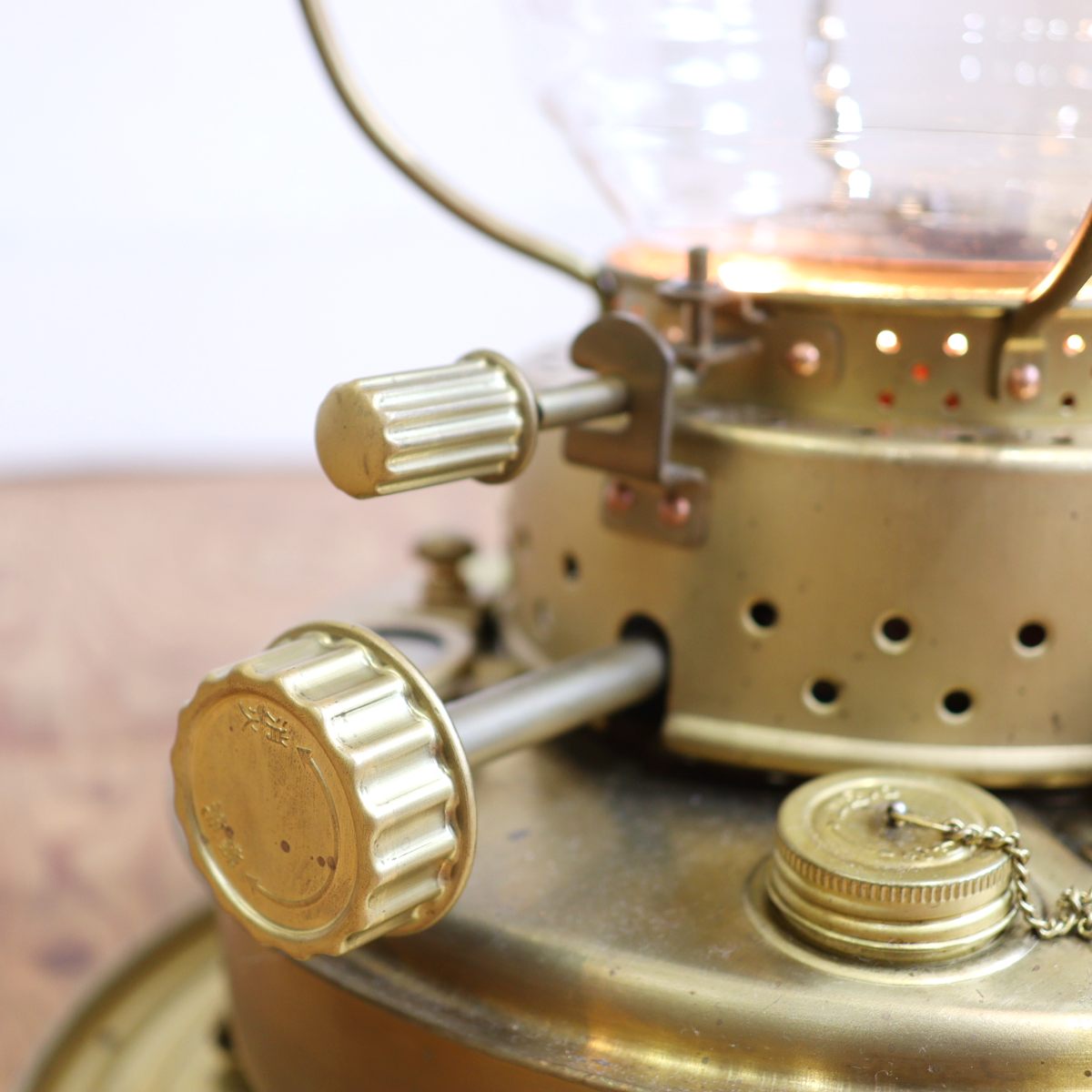 日本船燈 ニッセン ストーブ ガラスホヤ（波あり） IS-3 ニッセン