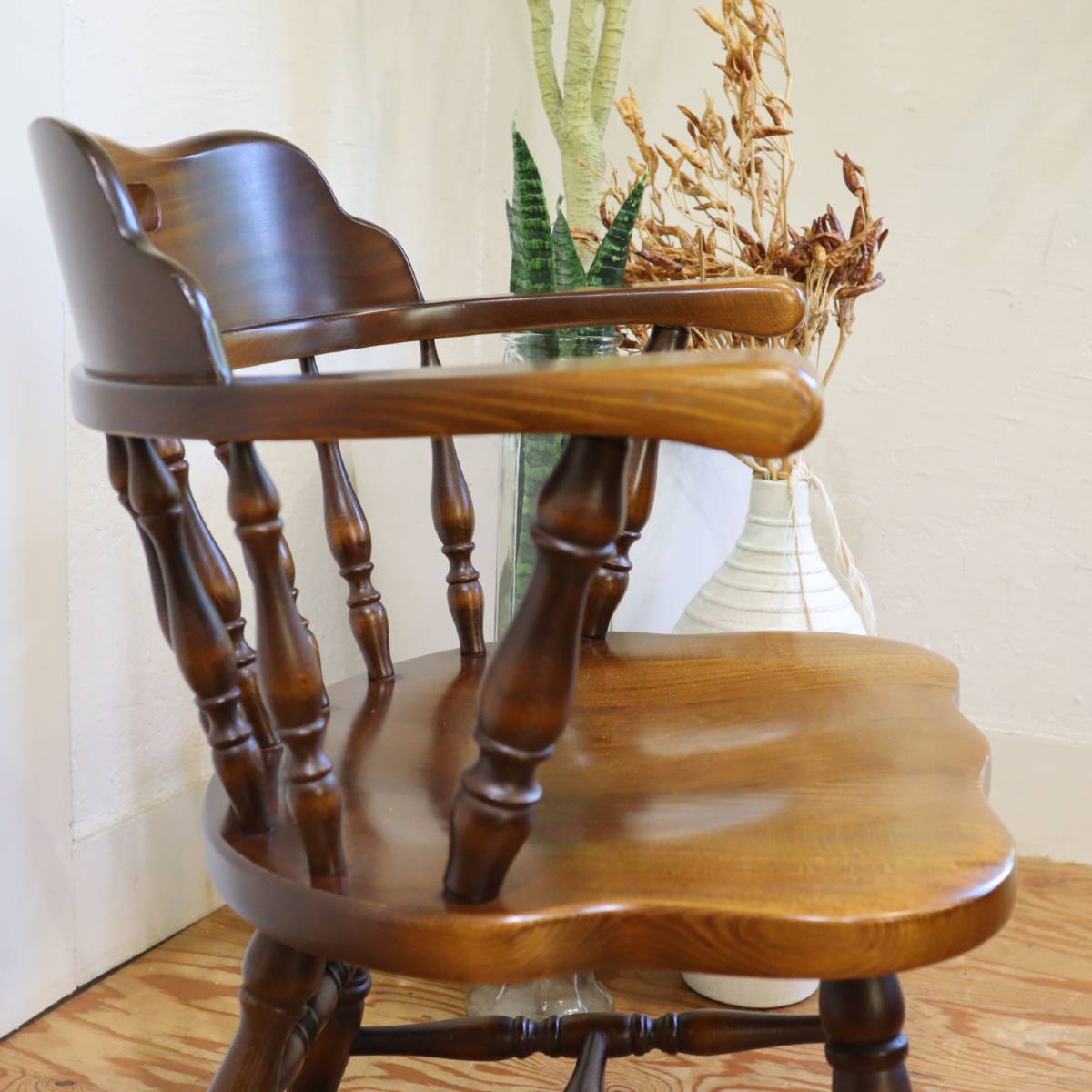 飛騨産業 穂高シリーズ アームチェア【1】 キャプテンチェア