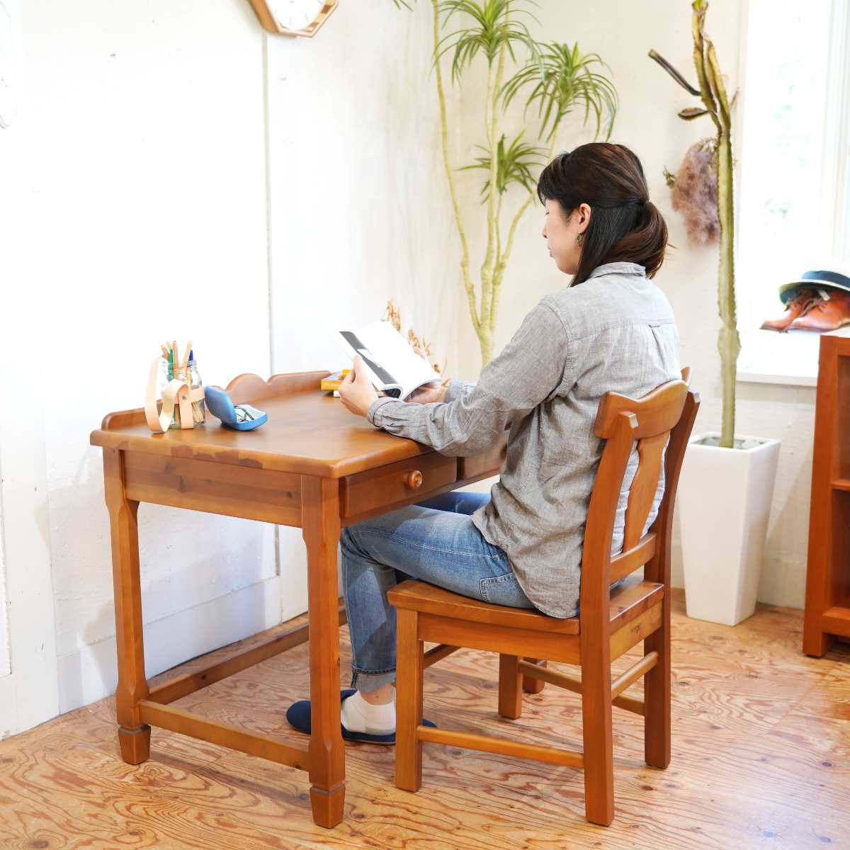 コスガ / KOSUGA プロヴァンスシリーズ フラットデスク 【1】学習机