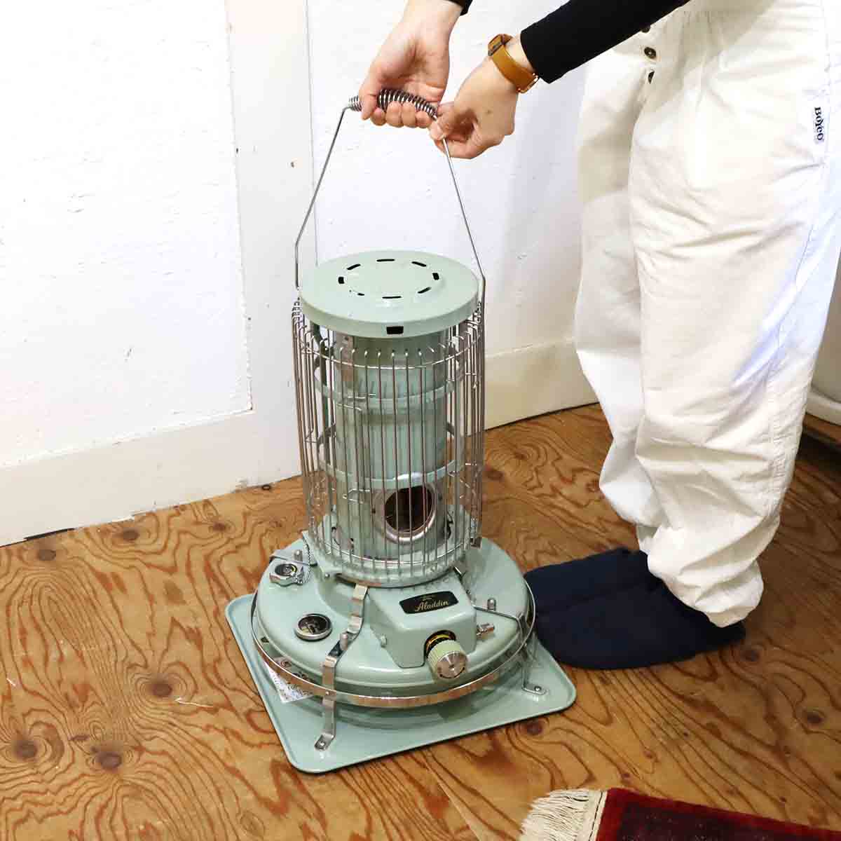 アラジン / Aladdin ブルーフレームヒーター グリーン 石油ストーブ