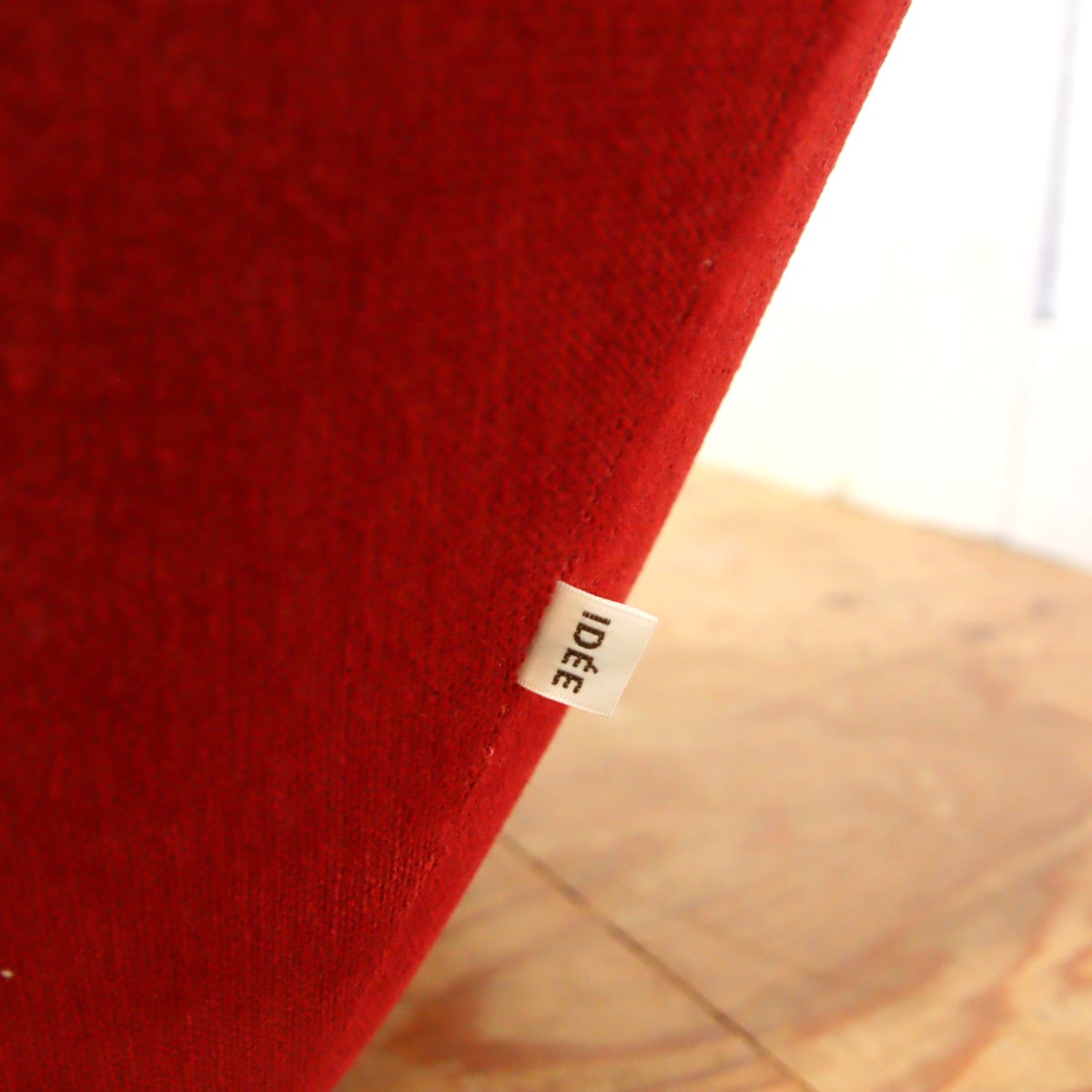 イデー / IDEE ミニミラーアームチェア コロンとしたミニソファ 赤 中古