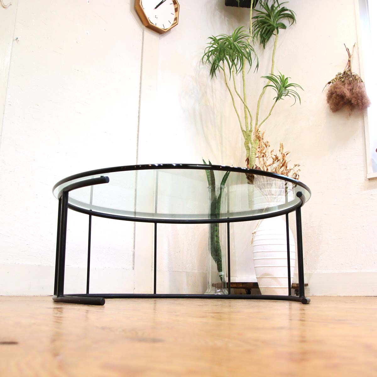 フクラ / HUKLA TMRB ガラスローテーブル L 中古 コーヒーテーブル