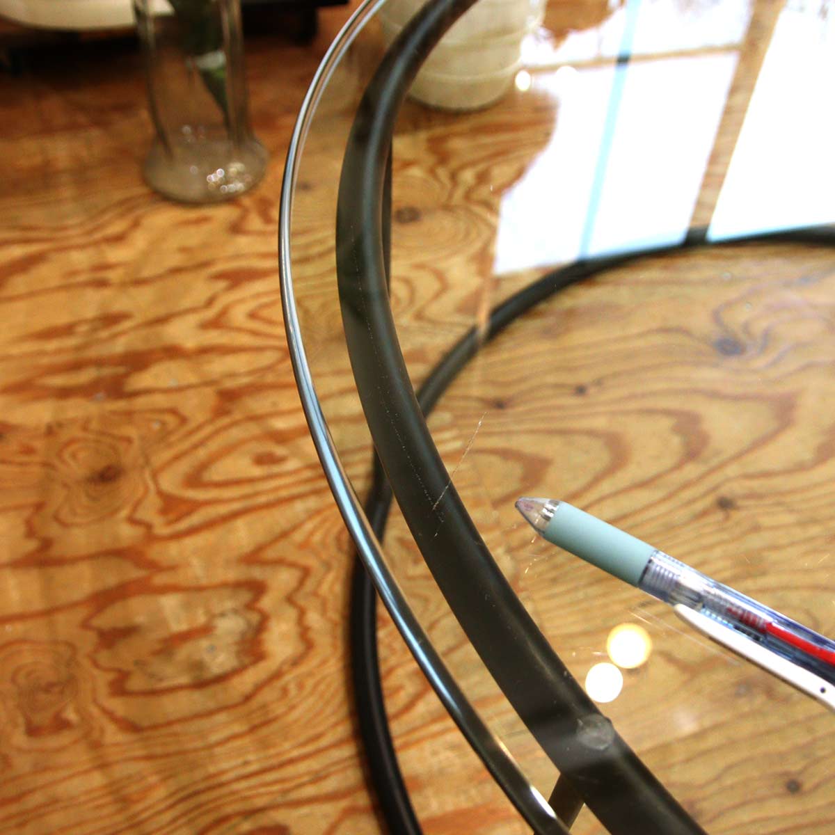 フクラ / HUKLA TMRB ガラスローテーブル L 中古 コーヒーテーブル