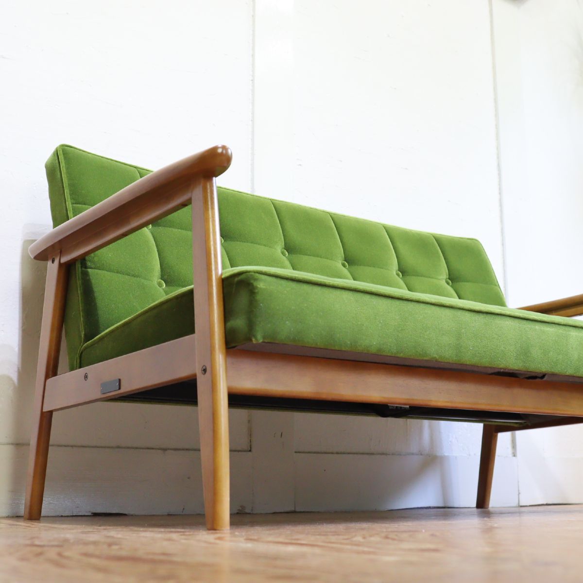karimoku60 / カリモク60 Kチェア2シーター モケットグリーン 二人掛け