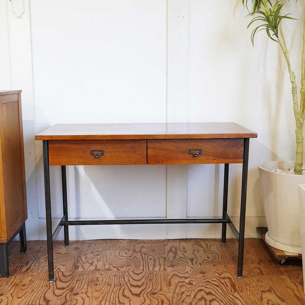 クラッシュゲート / CRASH GATE ラン デスク ビンテージ調 机 在宅