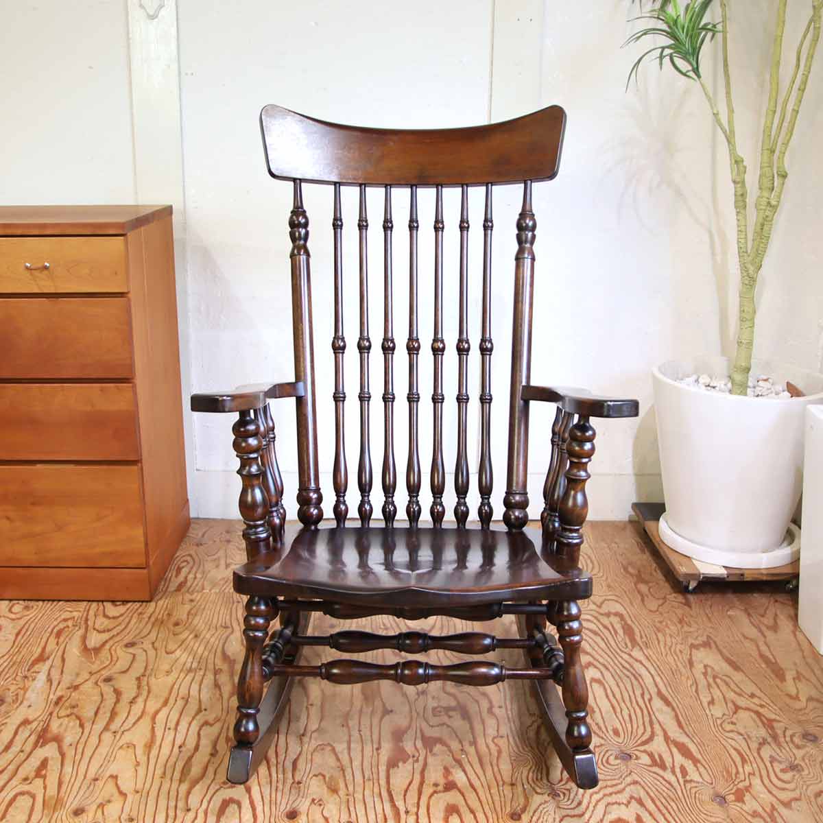 松本民芸家具 ロッキングチェア 304F型 中古 民芸 伝統工芸 和モダン