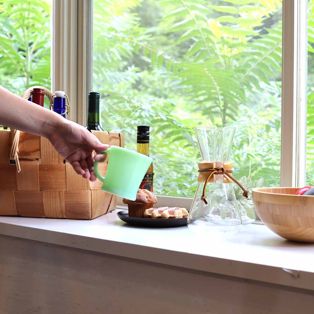 ファイヤーキング / Fire-King ジェダイ Dハンドル マグ GLASS 希少