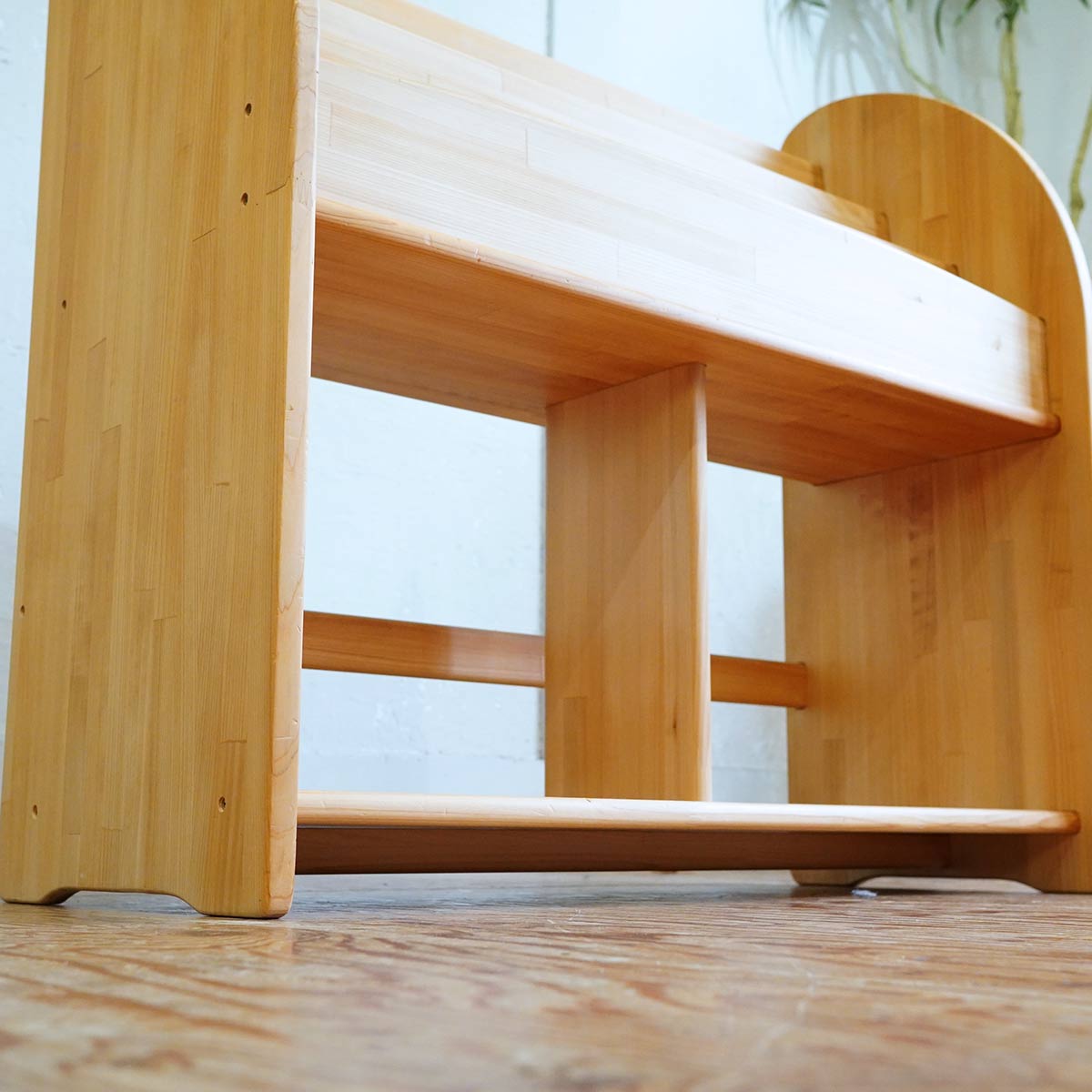 木遊舎 ひのきほんたて M800 本立て 本棚 シェルフ ブックシェルフ