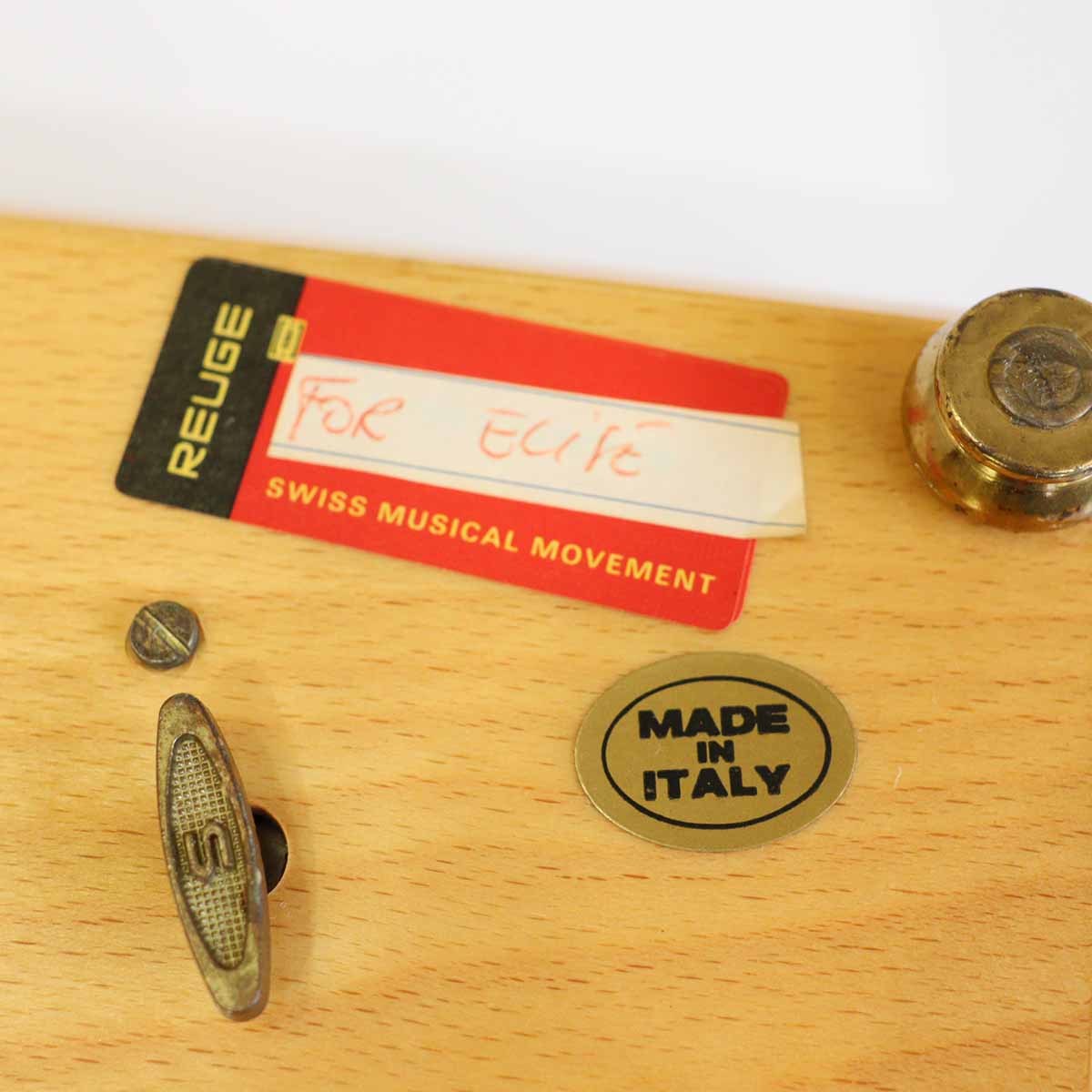 リュージュ / REUGE オルゴール ジュエリーケース 象嵌細工 エリーゼの