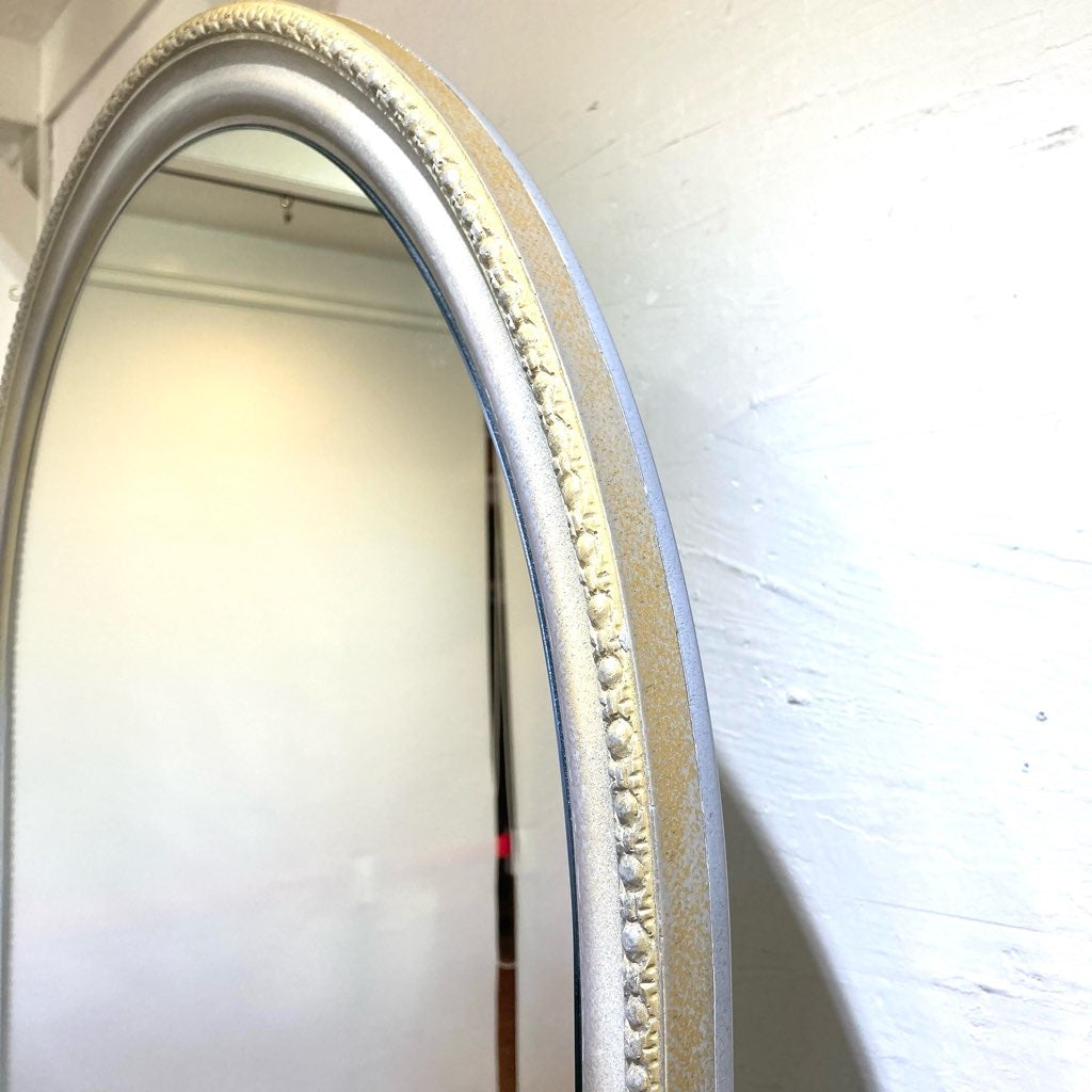 シャビーシック ミラー ドレッサー 手鏡付き 美容院 中古 大きなミラー