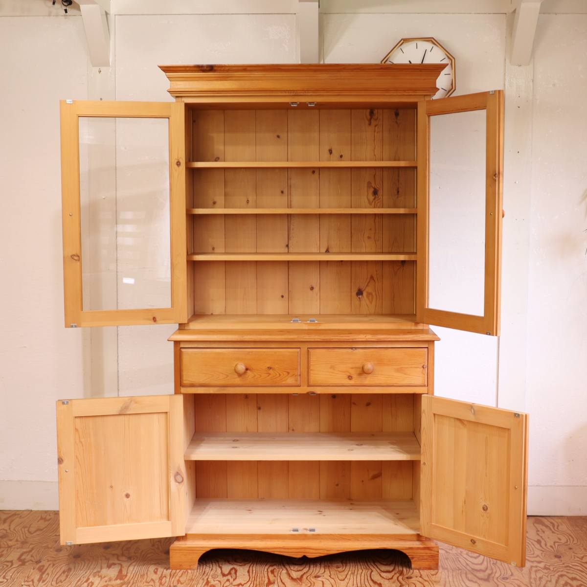 ザ・ペニーワイズ / THE PENNY WISE カップボード 食器棚 パイン材 PWC