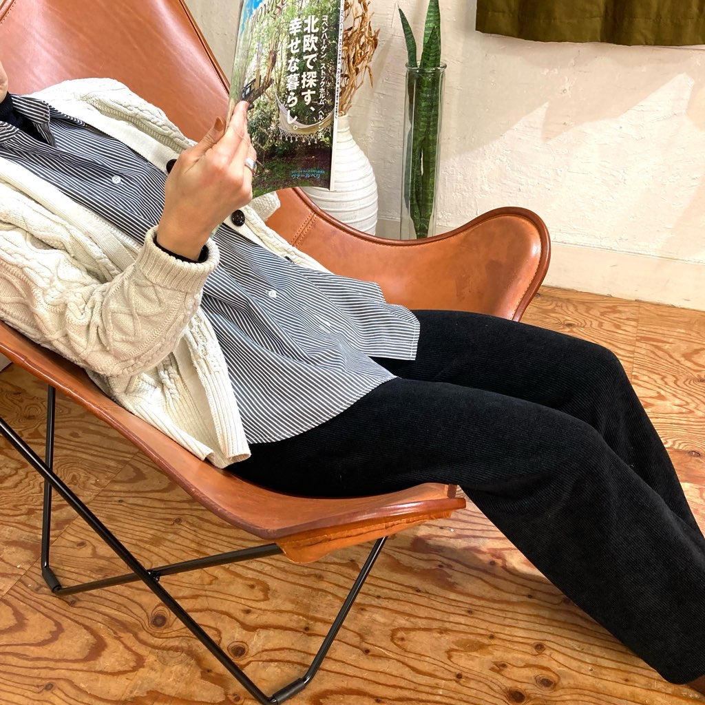 クエロ / CUERO BKFチェア バタフライチェア マリポサ ブラウン 中古