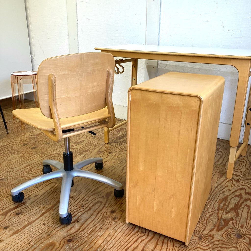 アクタス / ACTUS KIDS SAUTO ソウト デスク ワゴン チェア 3点セット