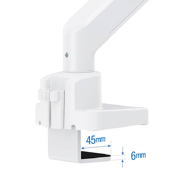 モニターアーム メカニカルスプリング式 上締めタイプ シングル