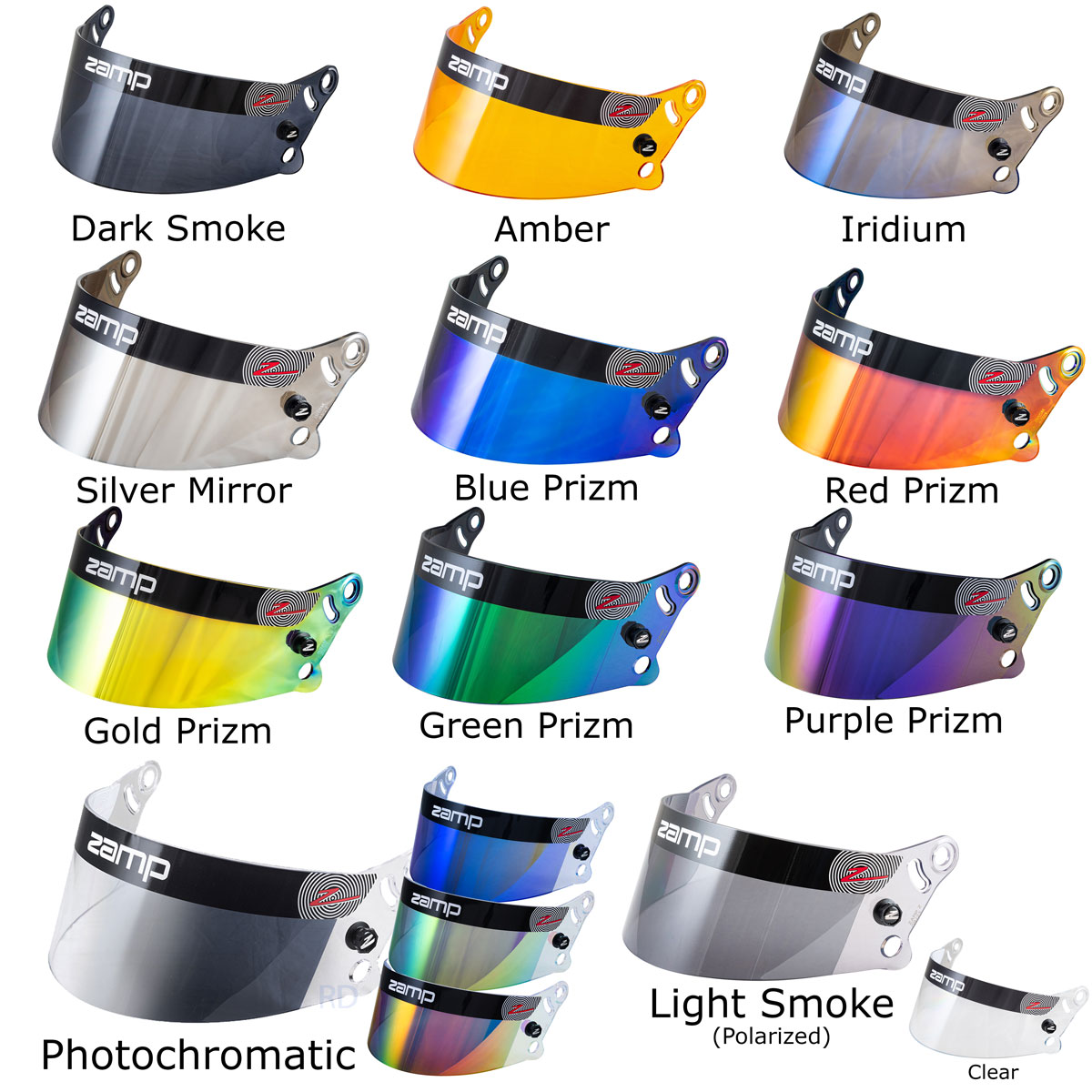 ZAMP - Z20 Helmet Shields - Fits All RZ Models | RacingDirect.com