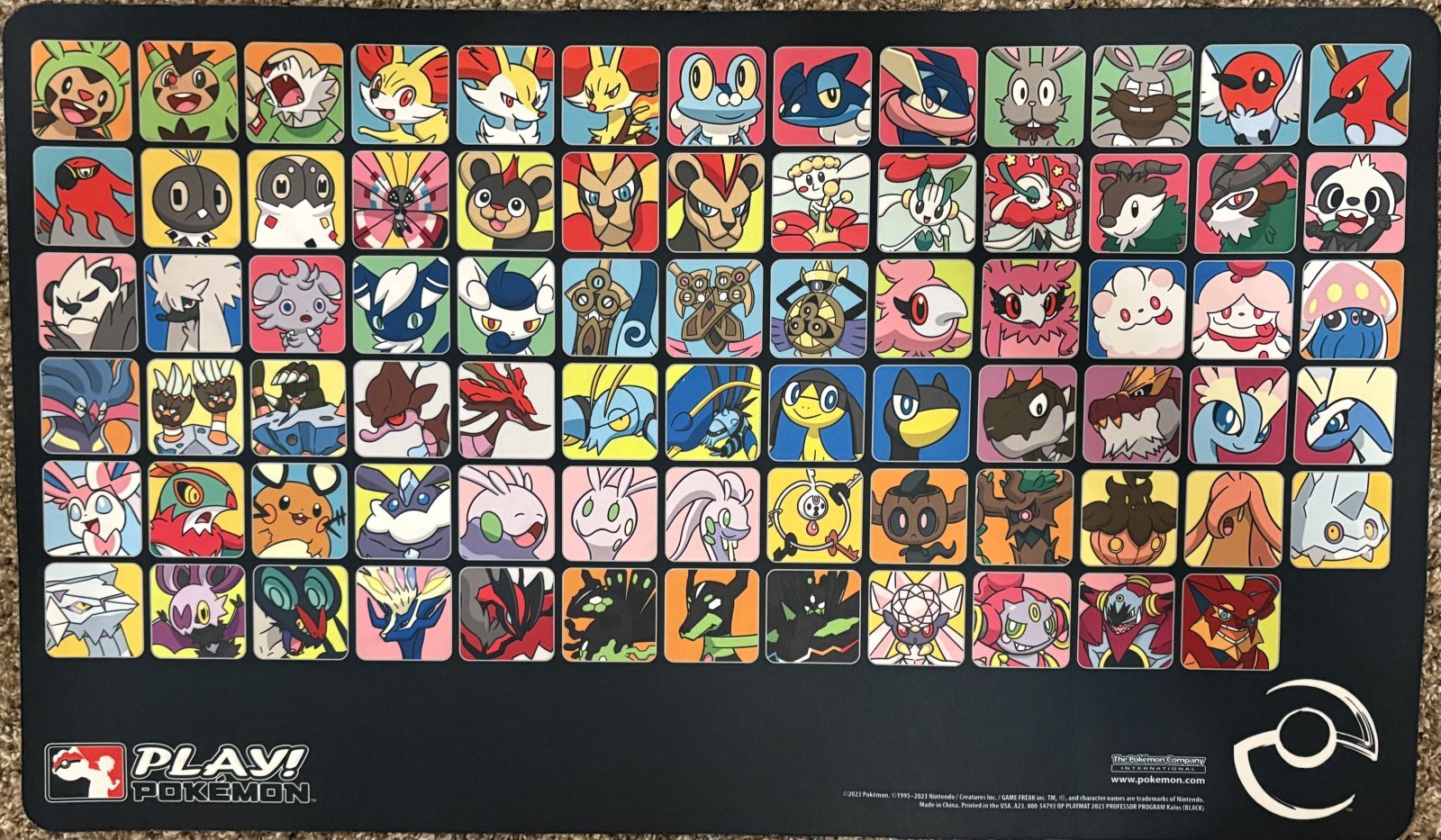 プロフェッサープログラム 第6世代 カロス地方 プレイマット - ら