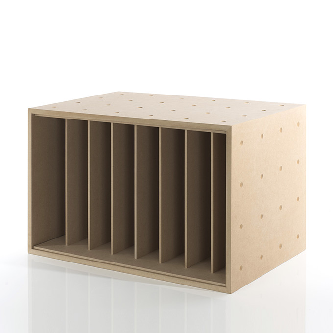 楽天市場】【送料無料】 レコードラック レコード収納 仕切り付き